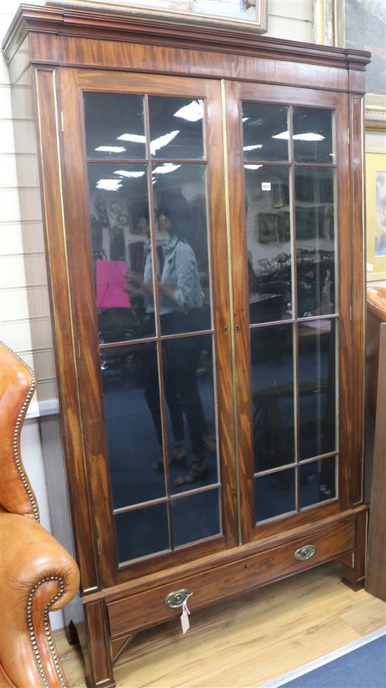 A George IV mahogany bookcase, H.194cm